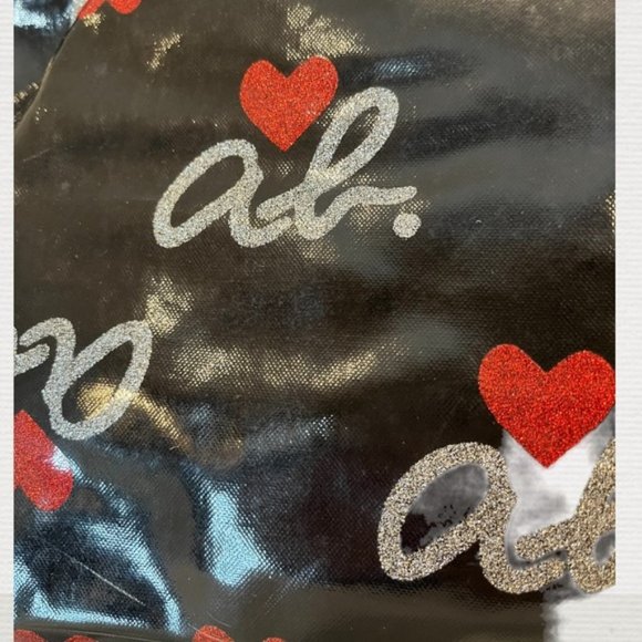 Agnes B. Limited edition, AB glitter heart tote bag. - Picture 5 of 16